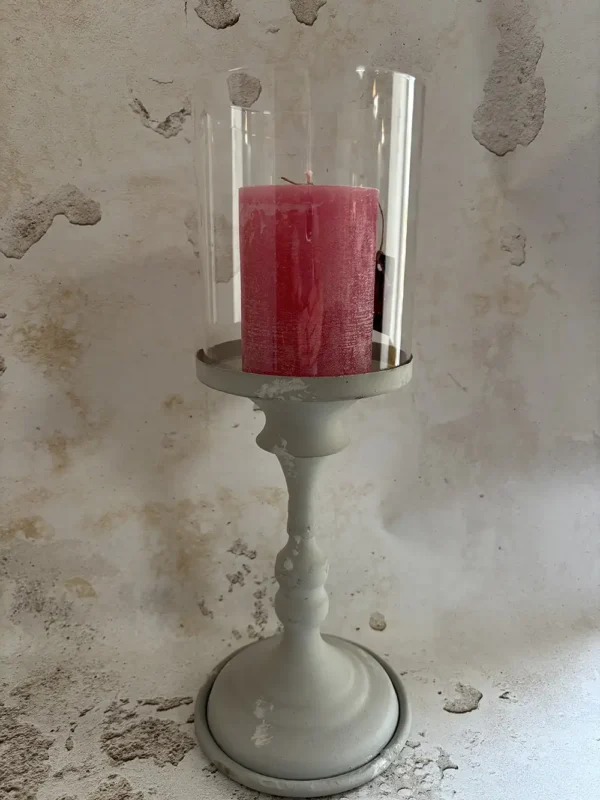 Wild Rhubarb Pillar Candle - Image 2