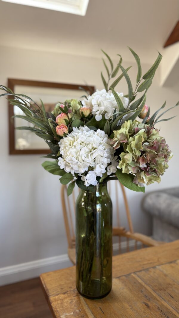 Olive Green Tall Vase