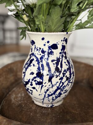 Jaspe Blue Vase