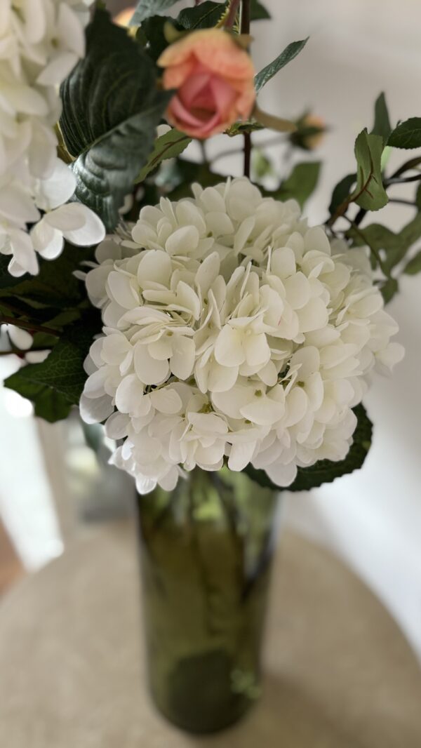 Faux White Hydrangea