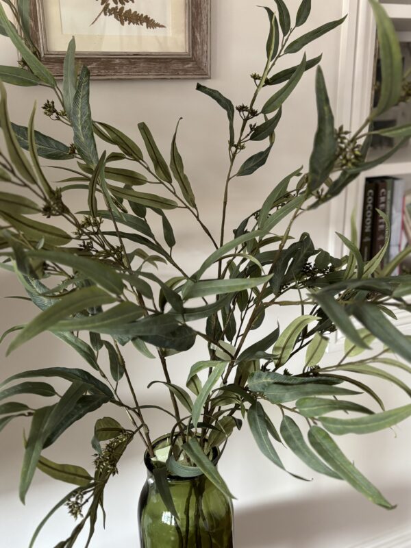 Faux long leaf eucalyptus stem