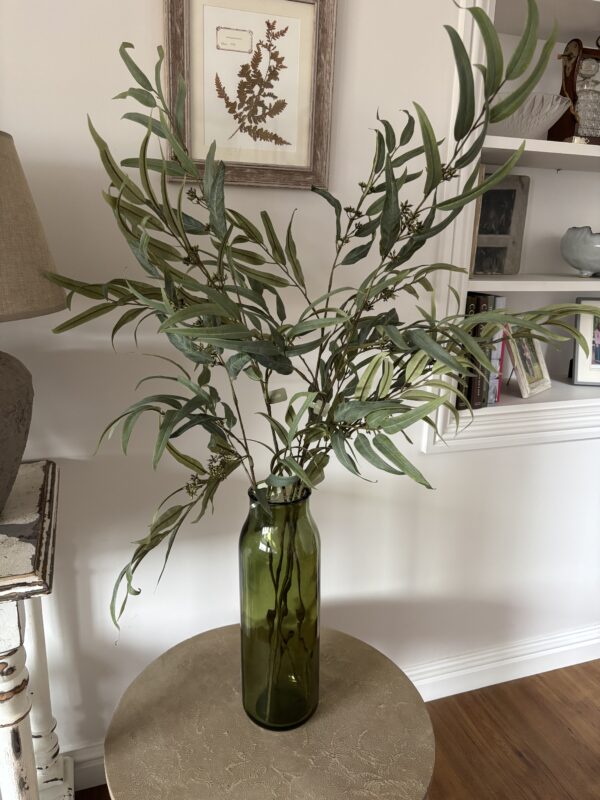 Faux long leaf eucalyptus stem