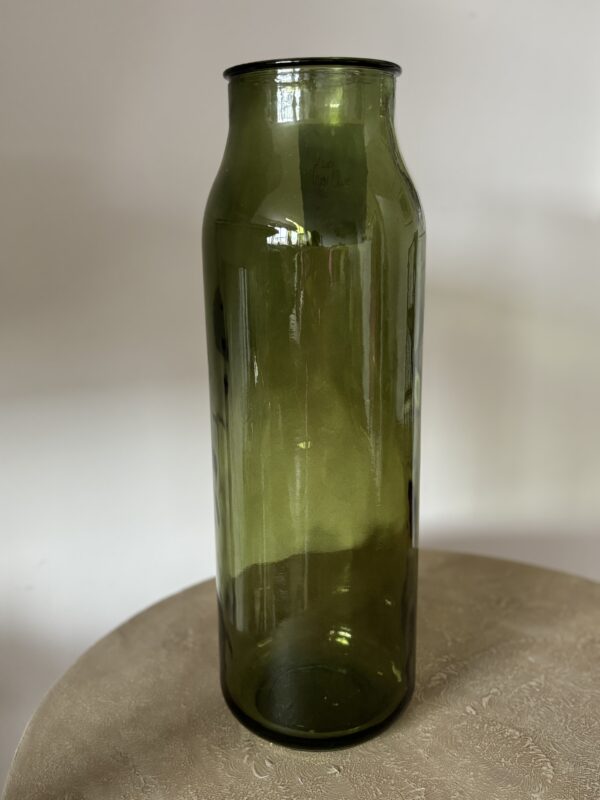 Olive Green Tall Vase