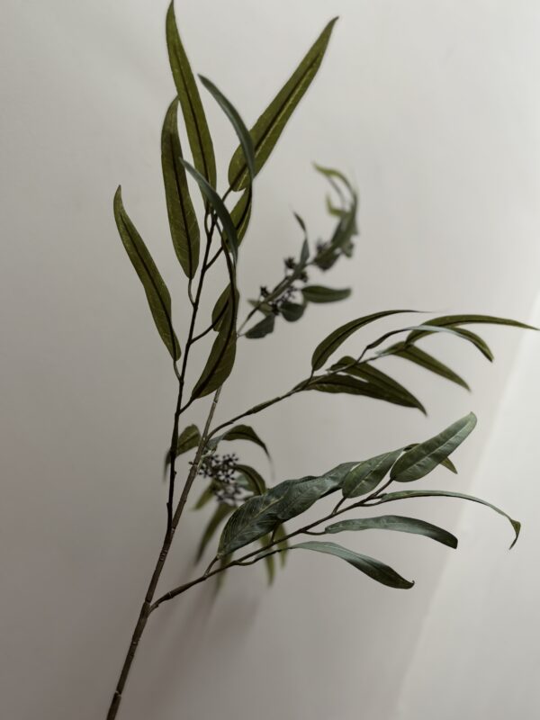 Faux long leaf eucalyptus stem