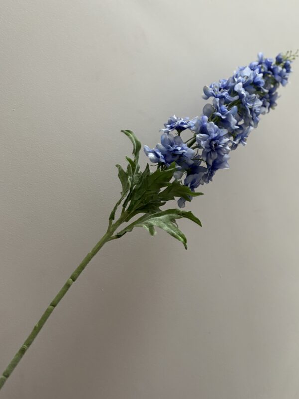 Faux Blue Delphinium Stem