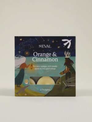 Orange and cinnamon tealights